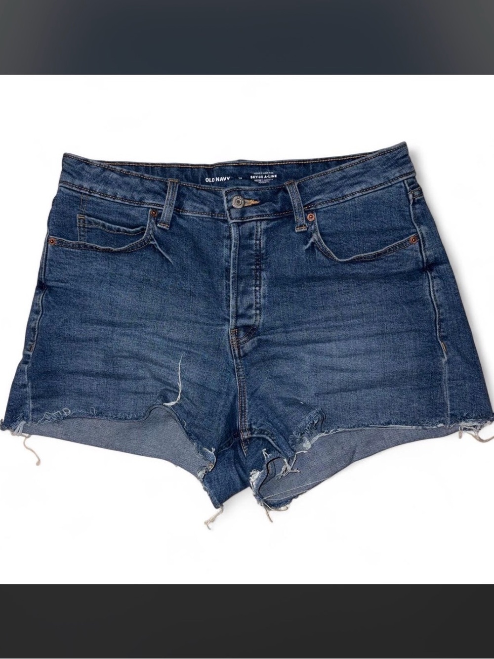 Old Navy Dark Blue Denim Cutoff Shorts